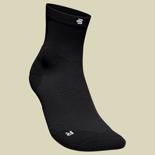 Bauerfeind Run Ultralight Mid Cut Socks Men 44-46 schwarz - black