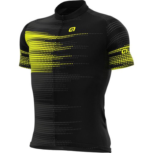 Ale Turbo Radtrikot Herren schwarz