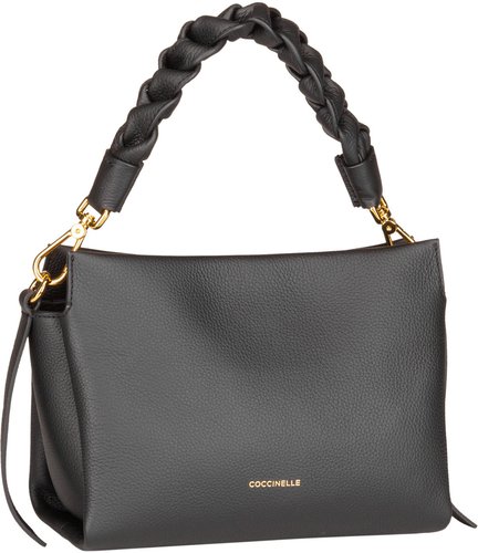 Coccinelle Boheme Grana Double 5801  in Schwarz (4.6 Liter), Handtasche