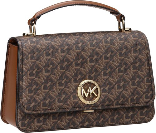 Michael Kors Delancey Empire MK SIG  in Cognac (3.2 Liter), Handtasche