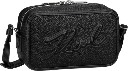 Karl Lagerfeld K/Skuare Camerabag Grainy  in Schwarz (2.4 Liter), Umhängetasche
