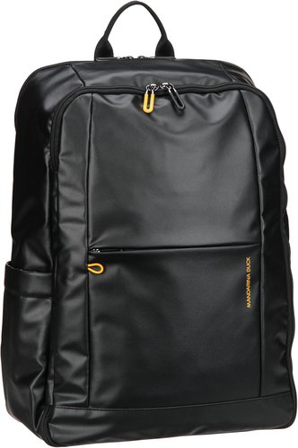 Mandarina Duck Eco Coated Backpack OST07  in Schwarz (23.8 Liter), Reiserucksack