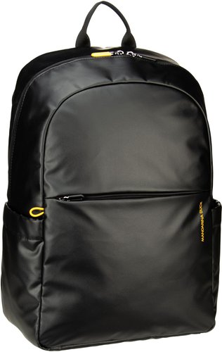 Mandarina Duck Eco Coated Backpack OST04  in Schwarz (18.7 Liter), Rucksack / Backpack