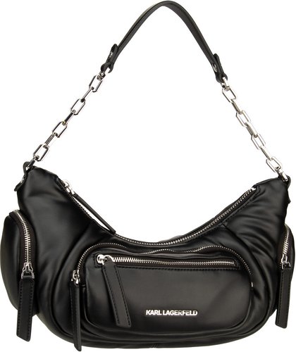 Karl Lagerfeld K/City MD Shoulderbag  in Schwarz (7.9 Liter), Schultertasche