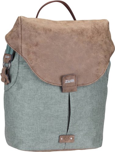 Zwei Olli O12  in Grün (7 Liter), Laptoprucksack