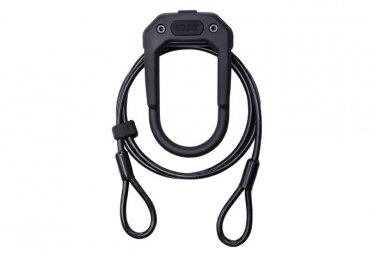 Hiplok dx plus bugelschloss   2 m kabel schwarz