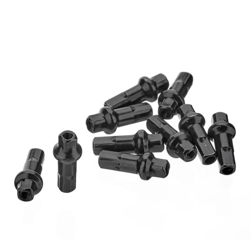 DT Swiss Messing Speichenippel DT Double Square Pro Lock®, schwarz, 10 Stück