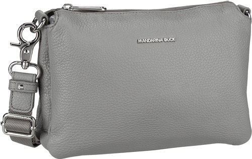 Mandarina Duck Mellow Leather Pochette FZT82  in Grau (2.1 Liter), Umhängetasche