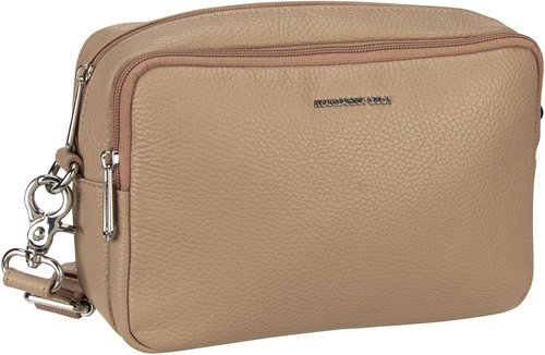 Mandarina Duck Mellow Leather Camera Case FZT11  in Beige (2.8 Liter), Umhängetasche