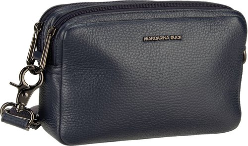 Mandarina Duck Mellow Leather Camera Bag FZT13  in Navy (1.8 Liter), Umhängetasche