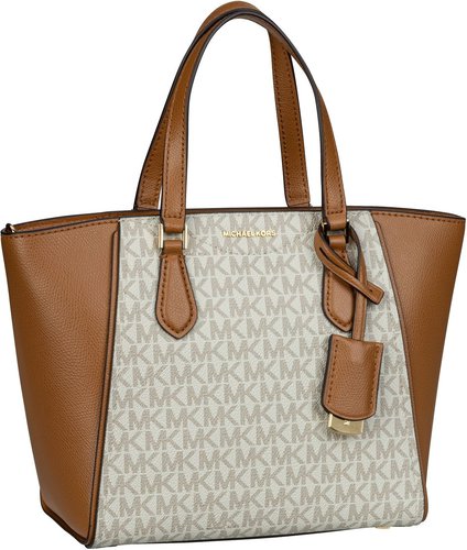Michael Kors Taryn Small Convertible MK SIG  in Beige (7.6 Liter), Handtasche