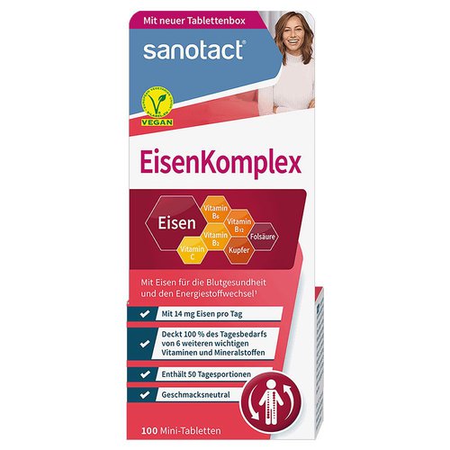 Sanotact Eisen Komplex direkt Mini Tabletten