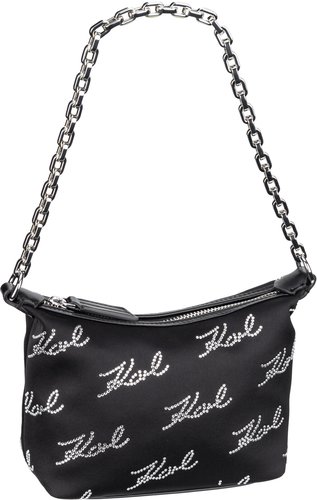 Karl Lagerfeld K/Evening Mini SHB Signatures  in Schwarz (2 Liter), Abendtasche