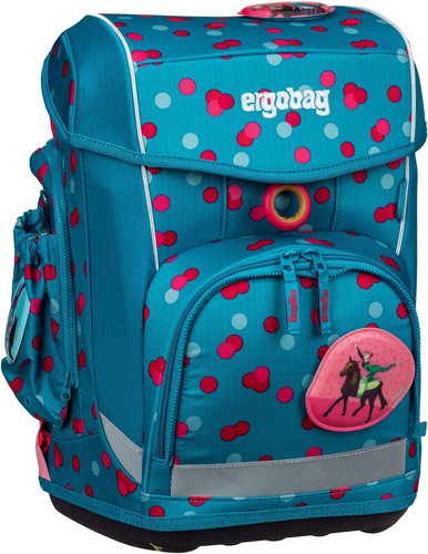 Ergobag cubo light Set  in Blau (19 Liter), Schulranzen
