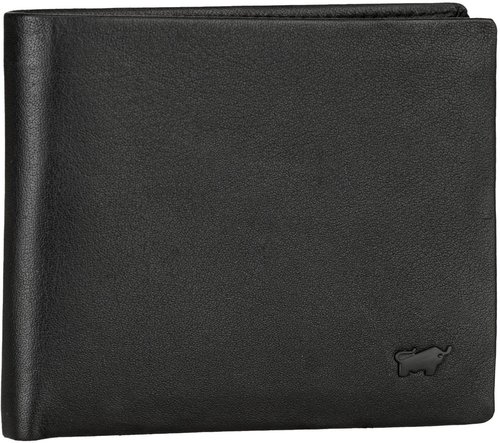 Braun Büffel Hannes Coin Wallet 4+4Cs  in Schwarz (0.1 Liter), Geldbörse
