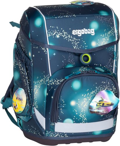 Ergobag cubo Set GLOW  in RaumfahrBär (19 Liter), Schulranzen