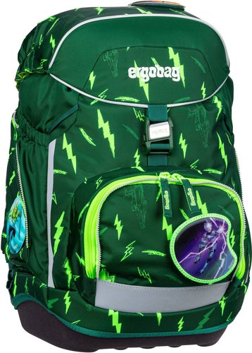 Ergobag pack Set LUMI  in Grün (20 Liter), Schulranzen