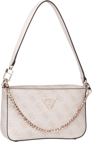 Guess Noelle Mini Top Zip 79720 Logo  in Beige (1.2 Liter), Schultertasche