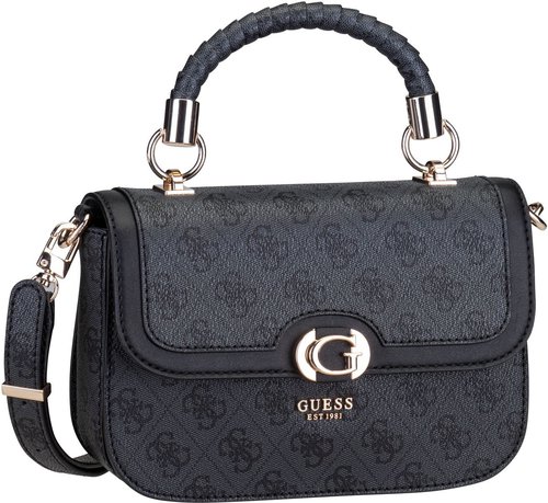 Guess Orlina Logo Top Handle Flap 40200  in Grau (2.1 Liter), Handtasche