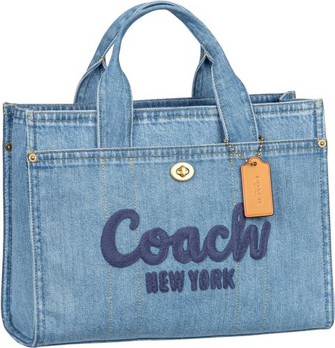 Coach Cargo Denim CR657  in Blau (12.8 Liter), Handtasche