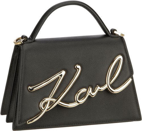 Karl Lagerfeld K/Signature 2.0 SM Crossbody  in Schwarz (3 Liter), Handtasche