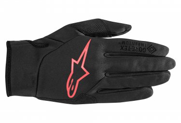 Alpinestars damen handschuhe stella cascade windstopper schwarz   koralle