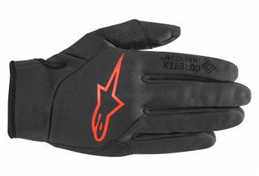 Alpinestars cascade windstopper handschuhe schwarz   rot