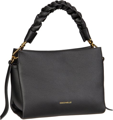 Coccinelle Boheme Grana Double 5801  in Schwarz (4.6 Liter), Handtasche