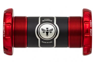Chris King threadfit 30 68   100mm tretlager rot