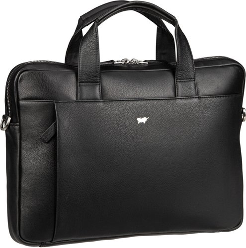 Braun Büffel GOLF 3.0 Business Bag M 90672  in Schwarz (3.5 Liter), Aktentasche
