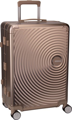 American Tourister Soundbox Alu Spinner 68  in Gold (73 Liter), Koffer & Trolley