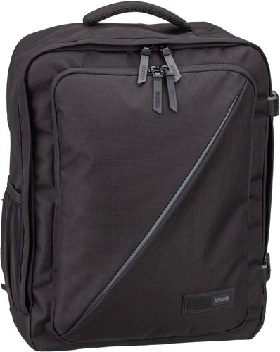 American Tourister Take2Cabin Casual Backpack M  in Schwarz (38.5 Liter), Rucksack / Backpack