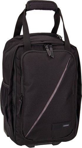 American Tourister Take2Cabin Backpack/WH S  in Schwarz (20 Liter), Rucksack-Trolley
