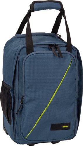 American Tourister Take2Cabin Backpack/WH S  in Blau (20 Liter), Rucksack-Trolley