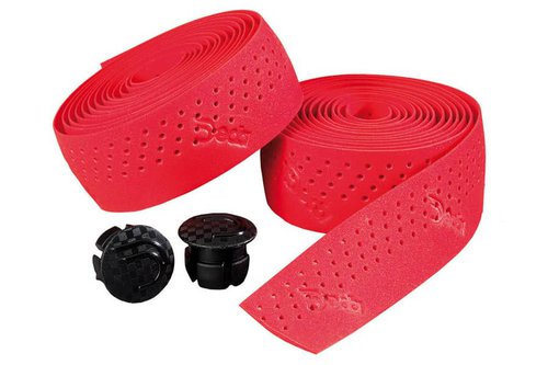 Deda Elementi Deda Cork Perforated EVA Rubber Lenkerband - Rot