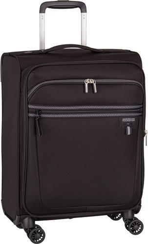 American Tourister Aerospin Spinner S  in Schwarz (47 Liter), Handgepäck