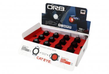 Cateye orb counter pack  6 lichtsets  schwarz