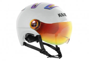 KASK urban r rainbow chrome wg11 avorio white helm