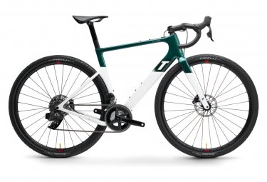 3T exploro race gravel bike sram rival etap axs 12s 700 mm emerald green white 2022