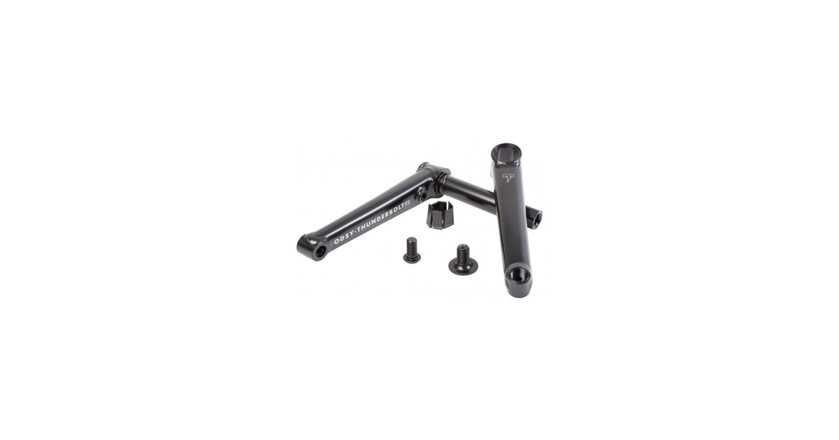 Odyssey 240800003 Guarnitura Bmx Thunderbolt Perno 22mm Compatibile Lhd 165mm Nero - Foto 2