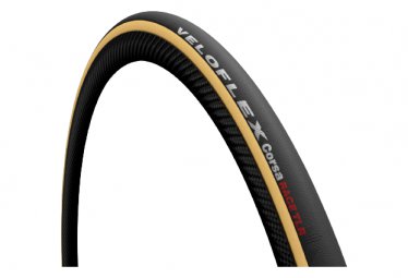 Veloflex corsa 700mm flexibler schlauchloser rennradreifen schwarz   beige
