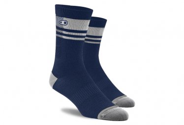 Crankbrothers icon mtb socken marineblau silber