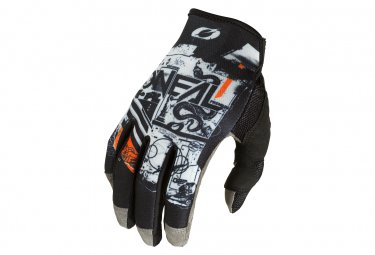 O'Neal o  39 neal mayhem scarz v 22 lange handschuhe schwarz   grau   orange