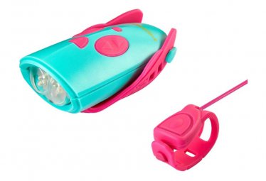 Hornit frontlicht   mini horn teal   pink