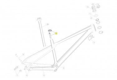 BMC twostroke shim   sattelstutzenklemme schwarz