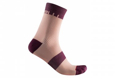 Castelli velocissima 12 socken orange   bordeaux