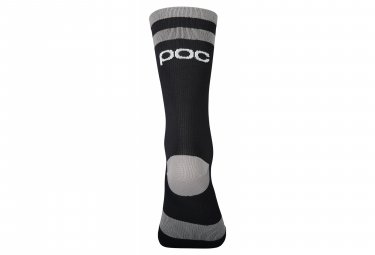 POC lure mtb lange socken schwarz   grau