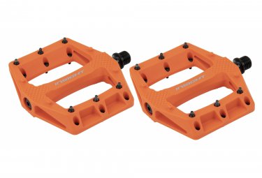 Insight thermoplastic du flat pedal paar orange