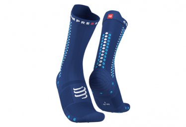 Compressport paar pro racing socks v4 0 bike blue