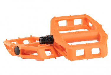 Bontrager line comp flat pedale orange
